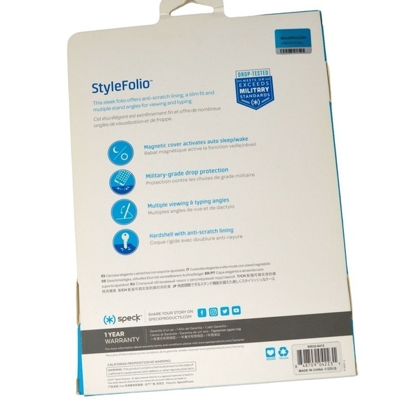 Speck Balance Folio Case for iPad Pro 10.5 Inch Berry Red/Purple NEW - Picture 2 of 5